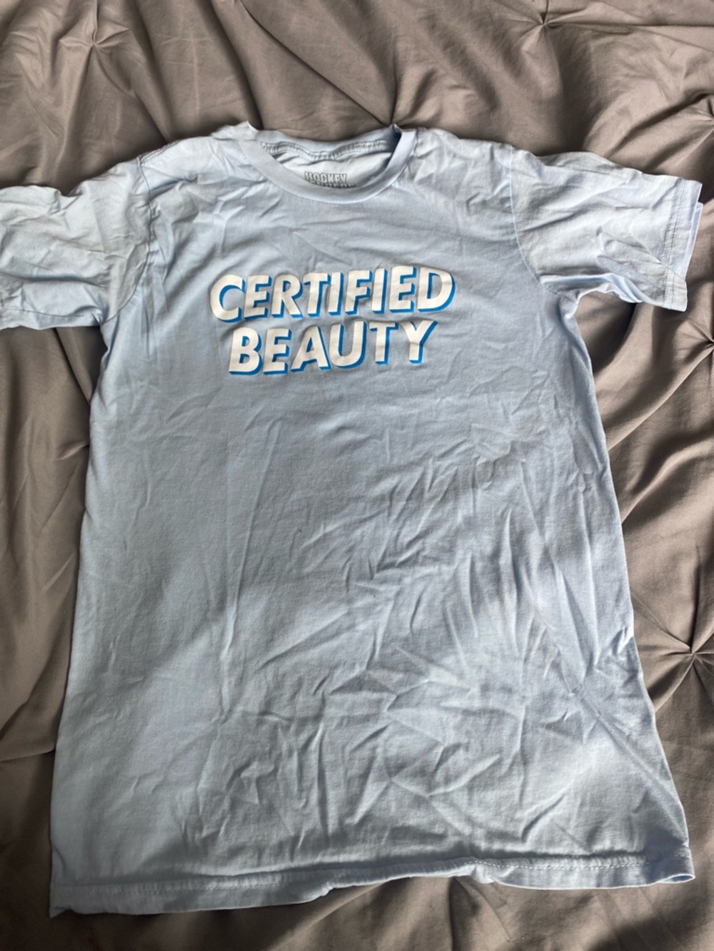 Boys Certified Beauty Light Blue Graphic Tee
